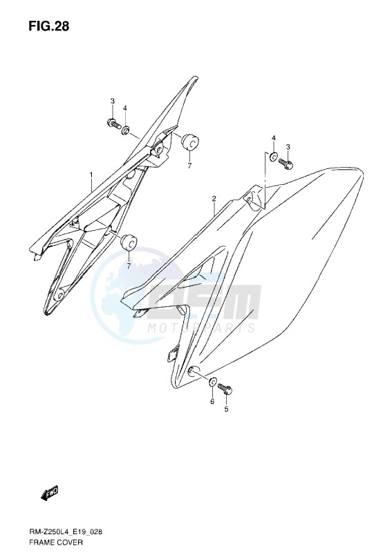 FRAME COVER (L4-L5) image