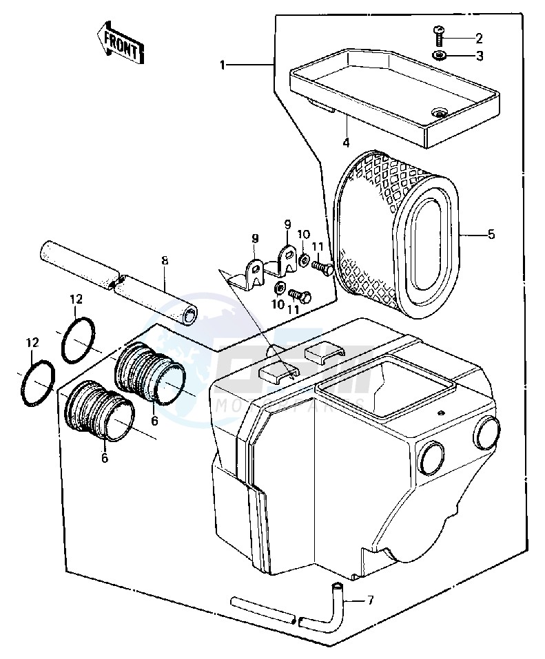 AIR CLEANER -- 80 B1- - image