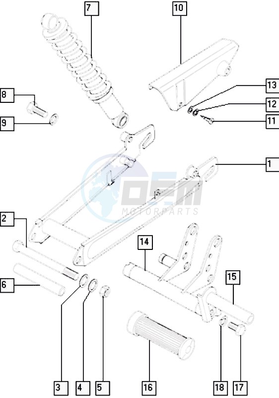 Swinging arm blueprint