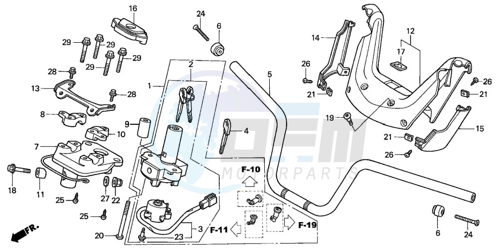 HANDLE PIPE/HANDLE COVER (NSS2501/NSS250A) blueprint