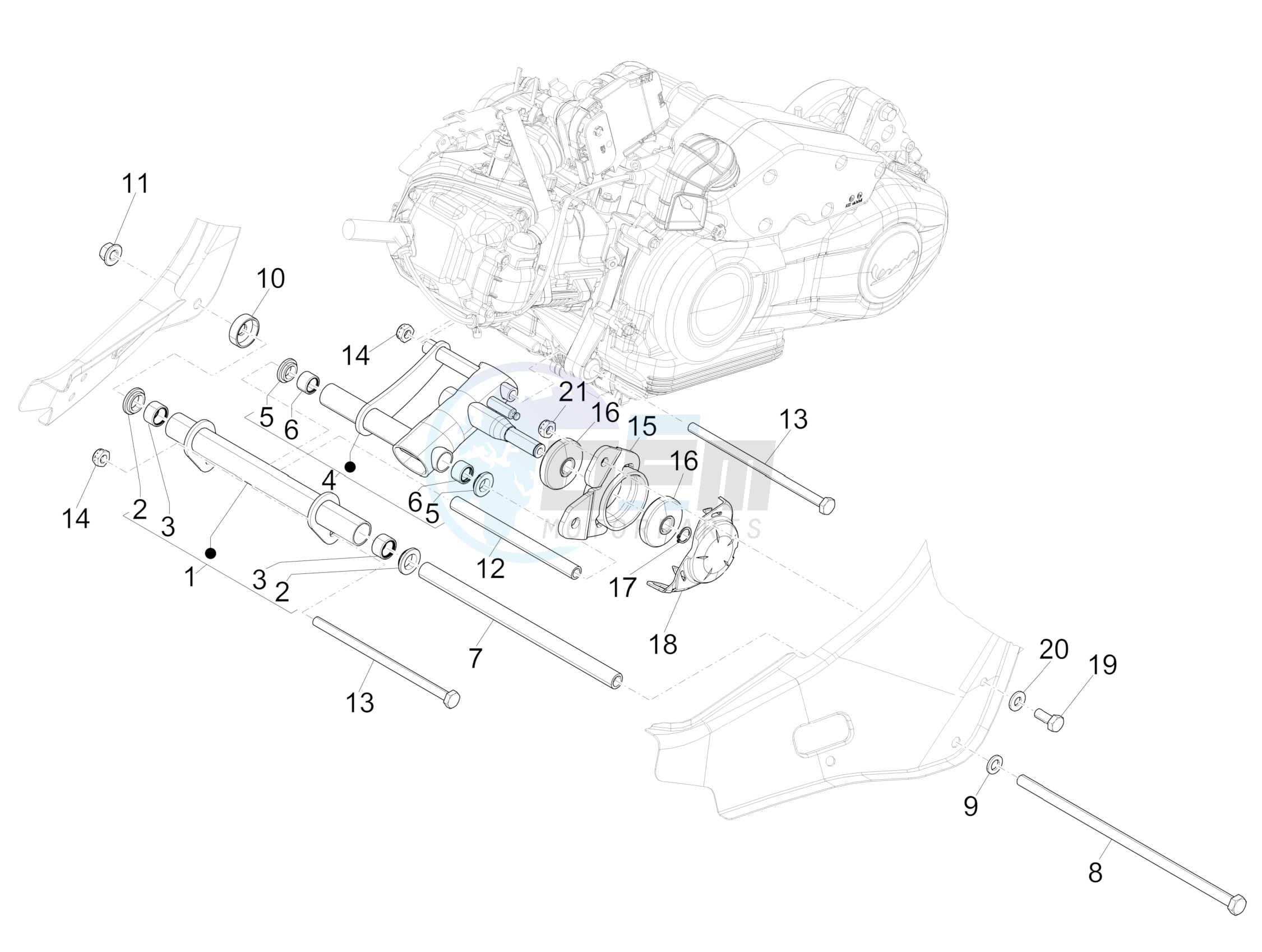 Swinging arm blueprint