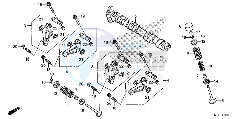 CAMSHAFT/ VALVE ( FRONT) image