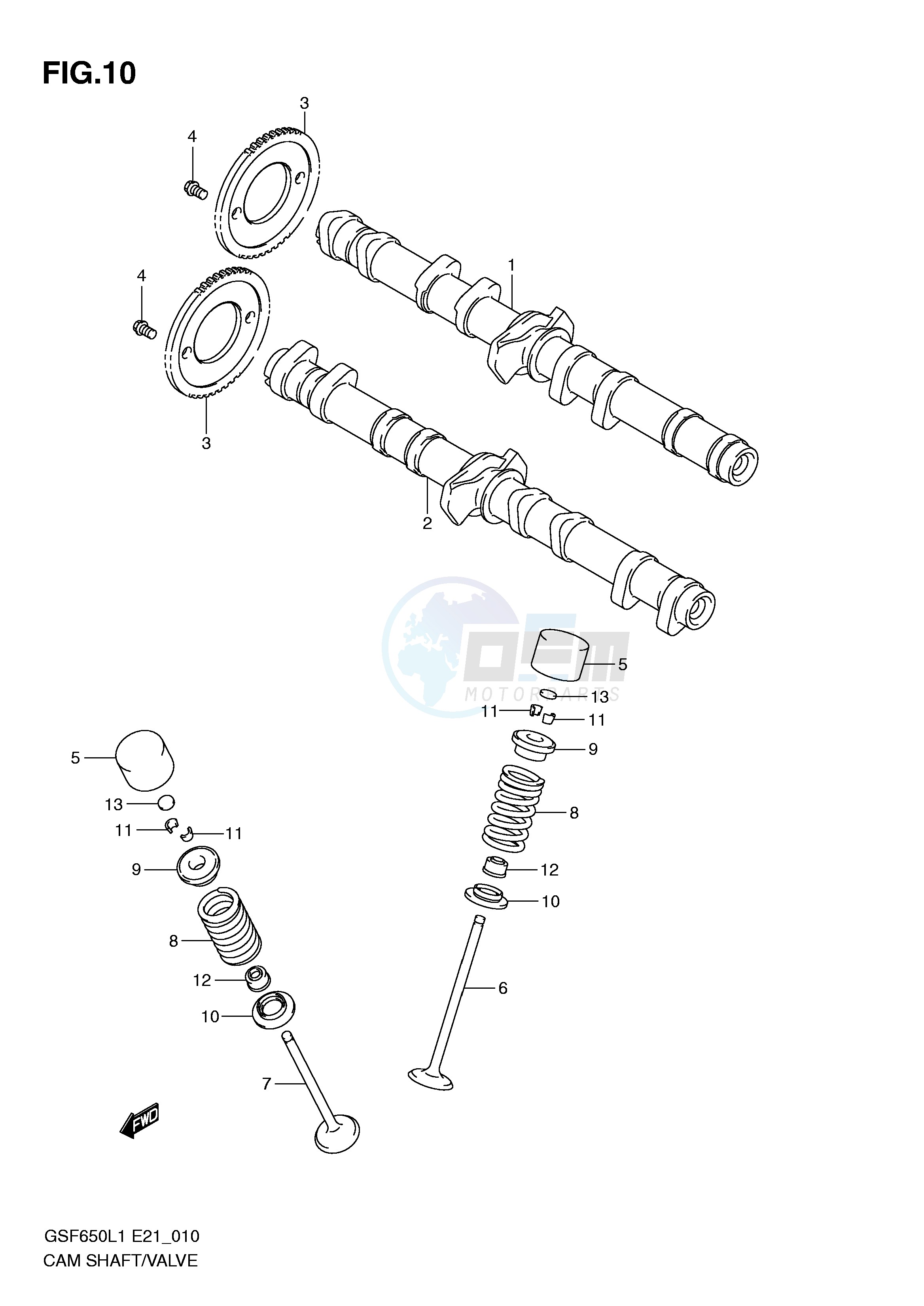 CAM SHAFT - VALVE image