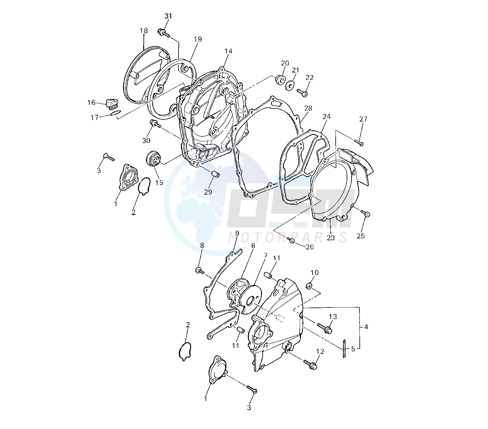 CRANKCASE COVER image