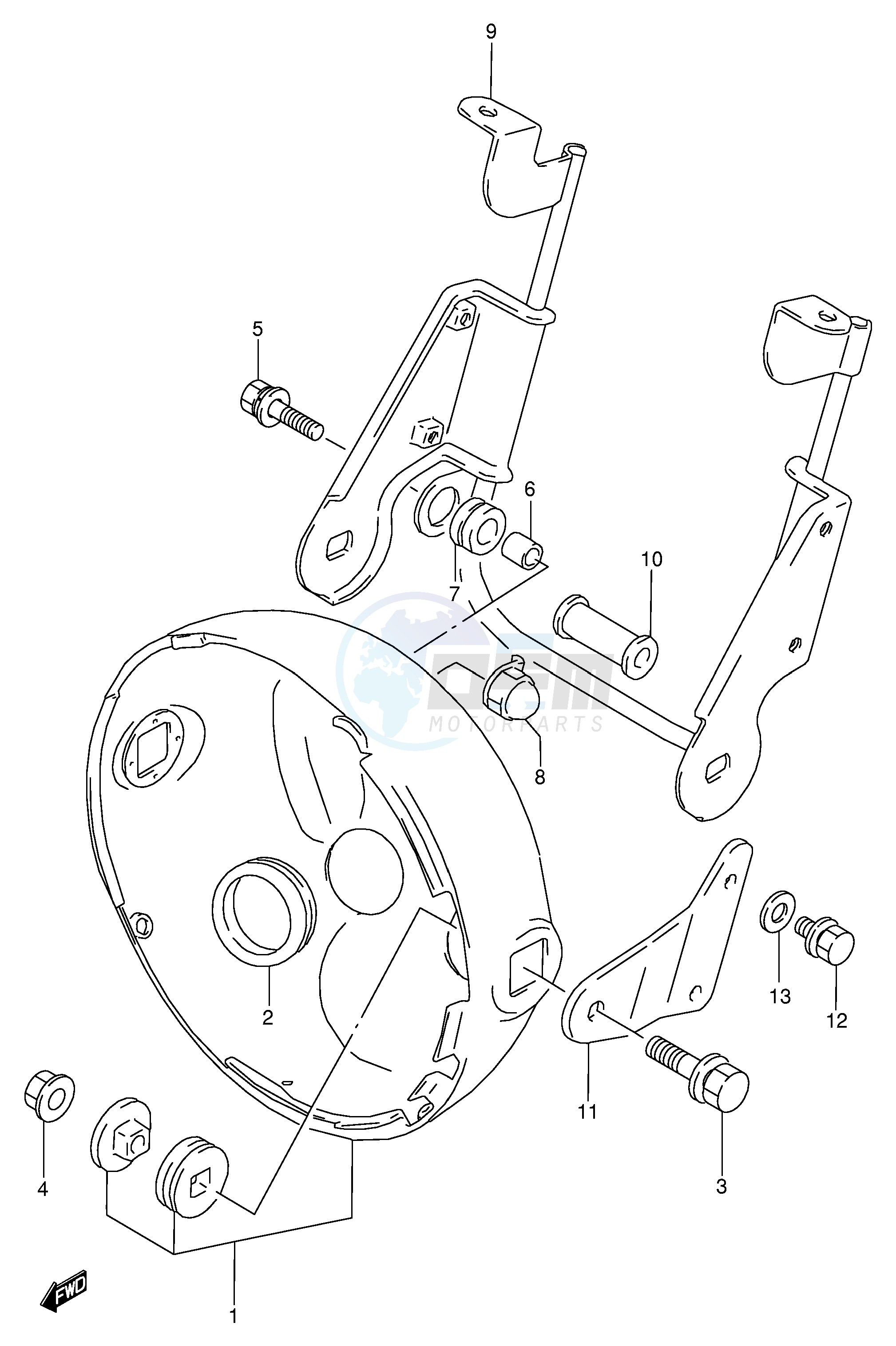 HEADLAMP HOUSING (MODEL R T) image