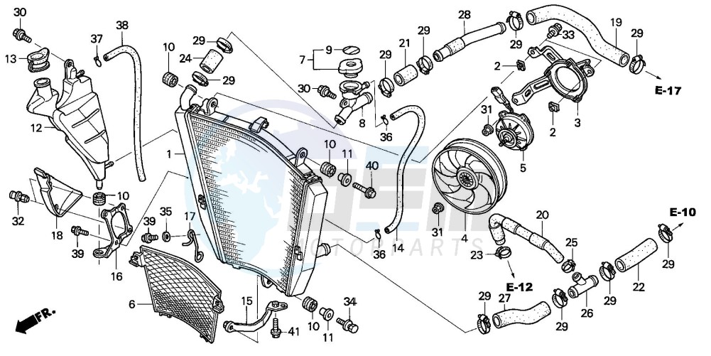 RADIATOR (CBR1000RR4/5) image