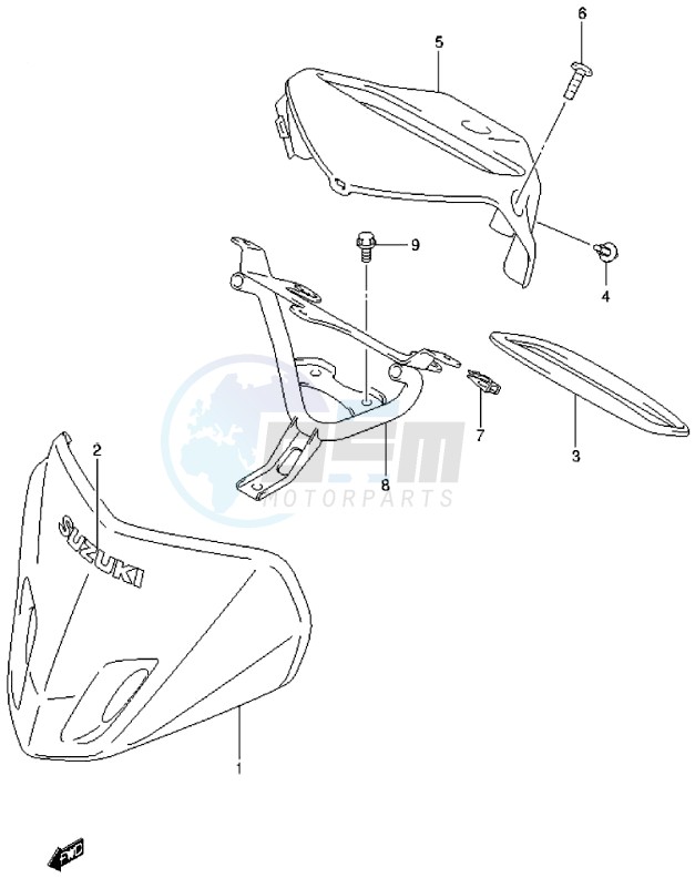 HANDLE COVER (LT-A500XL4 P17) image