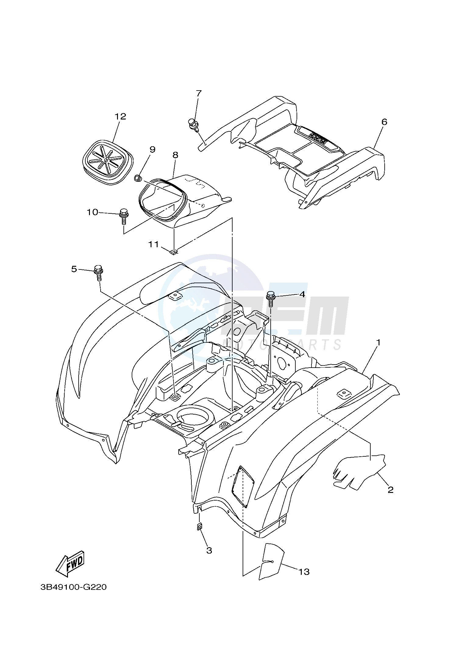 REAR FENDER image