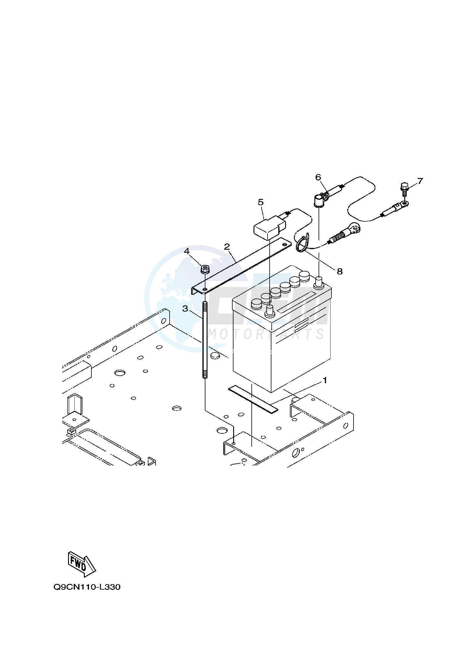 BATTERY TRAY image