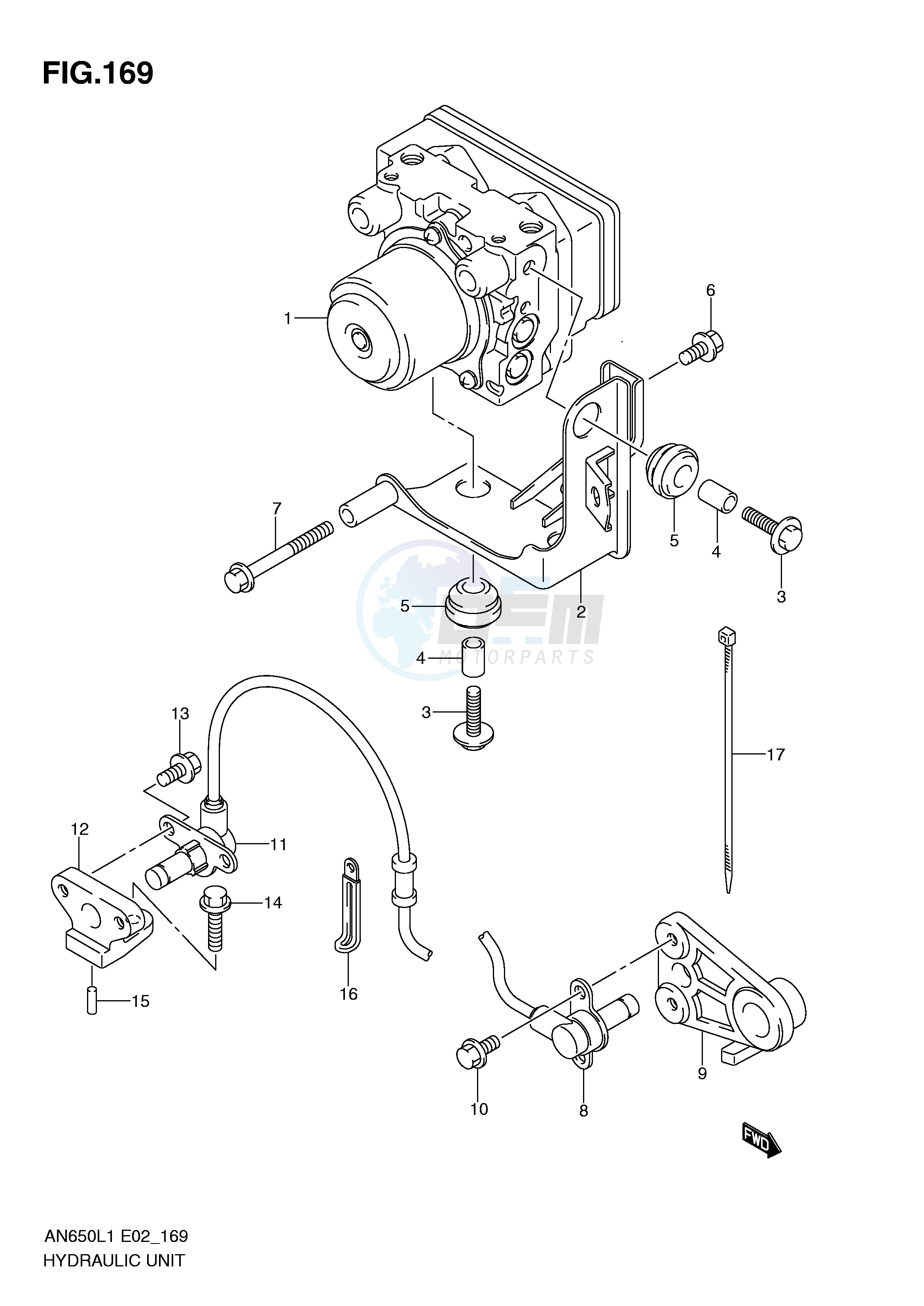 HYDRAULIC UNIT (AN650AL1 E51) image