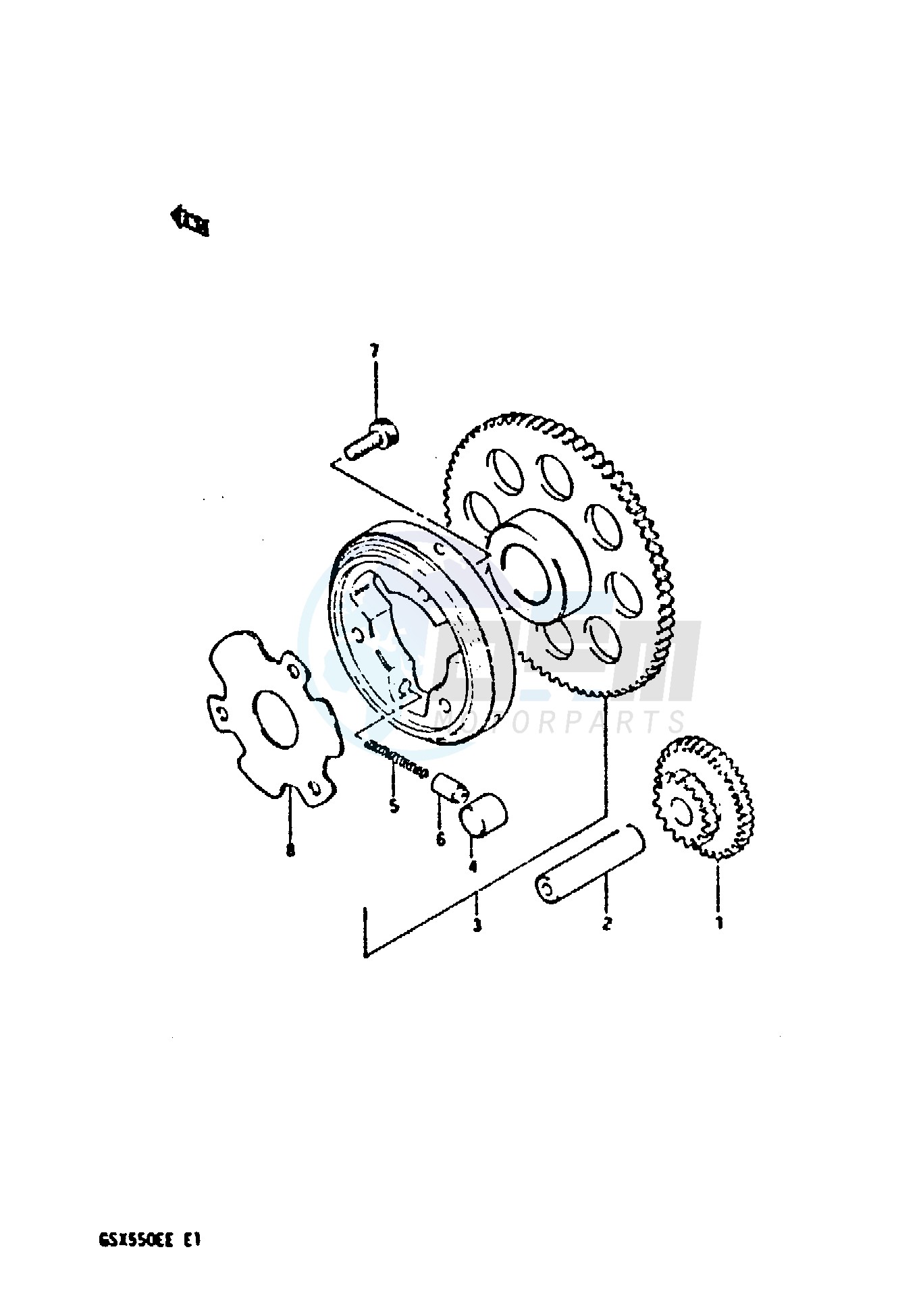 STARTER CLUTCH blueprint