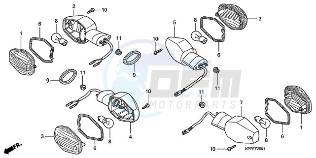 WINKER (CBR125RW7/RW9/RWA) blueprint