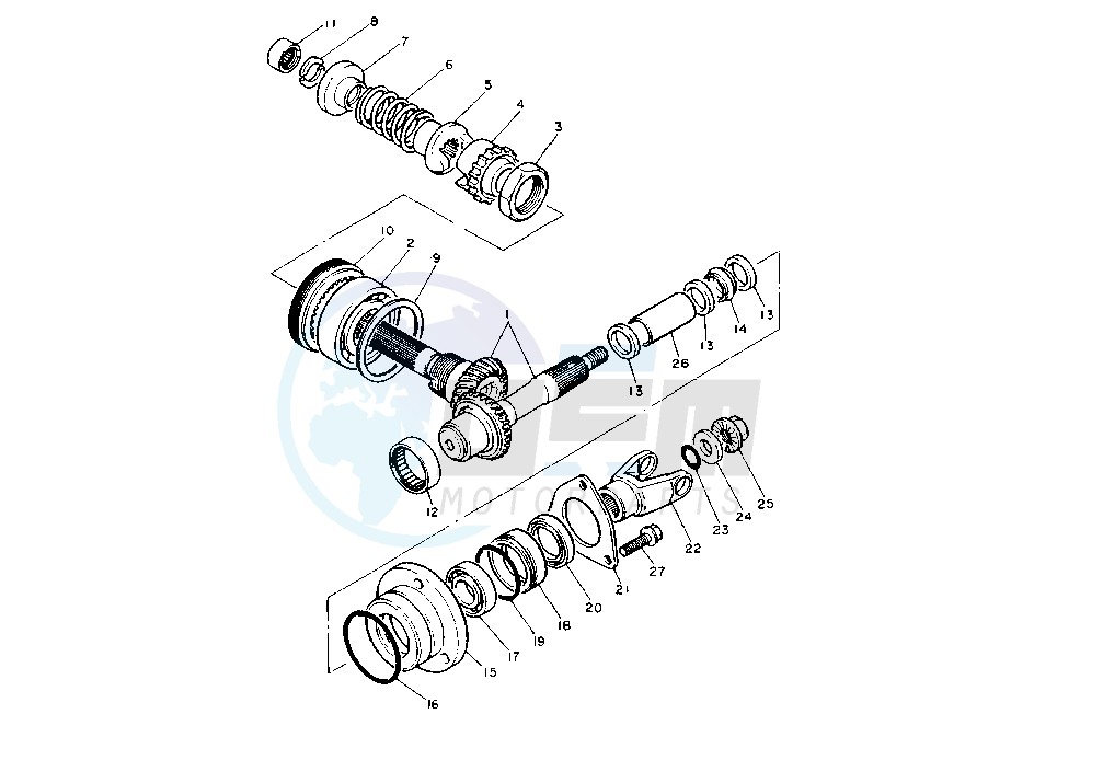 MIDDLE DRIVE GEAR image
