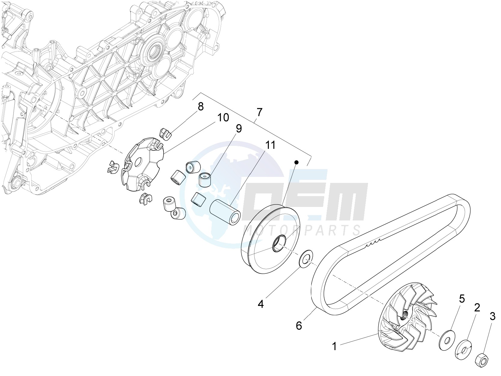 Driving pulley image