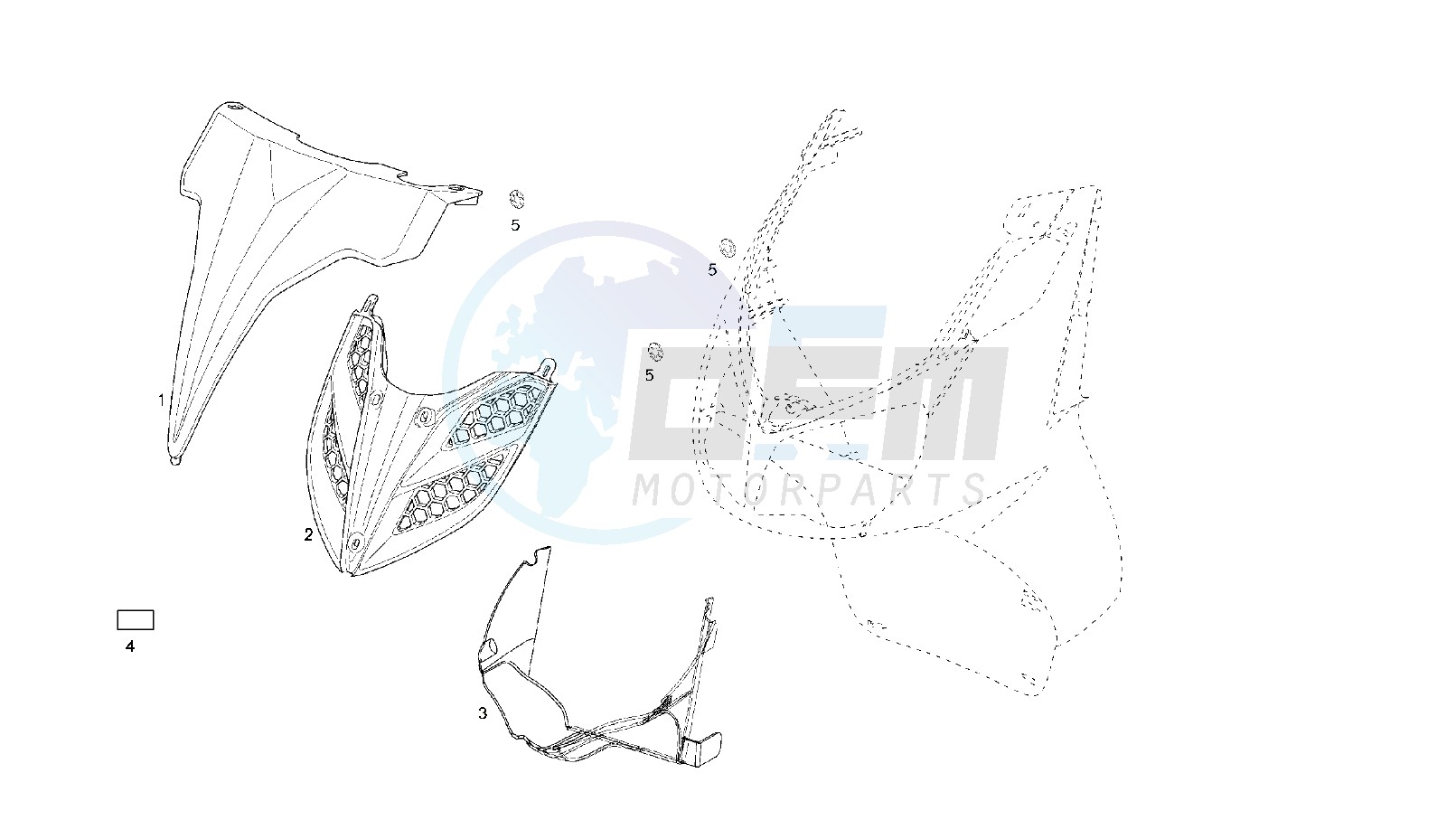COVER FRONT SHIELD blueprint
