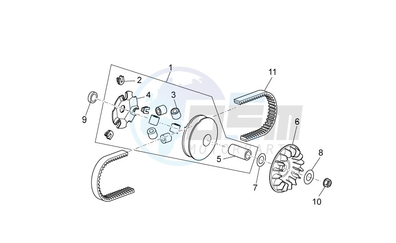 Variator assembly image