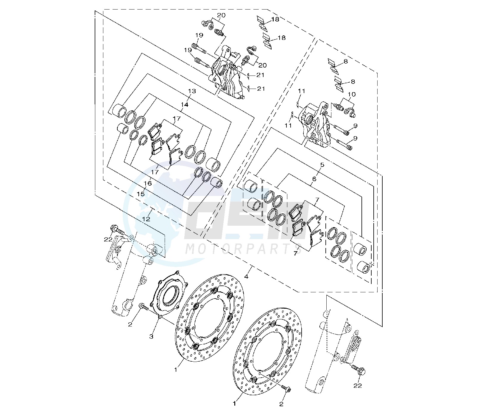 FRONT BRAKE CALIPER image