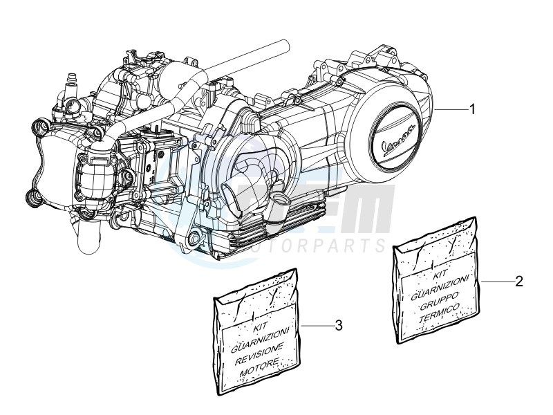 Engine, assembly blueprint