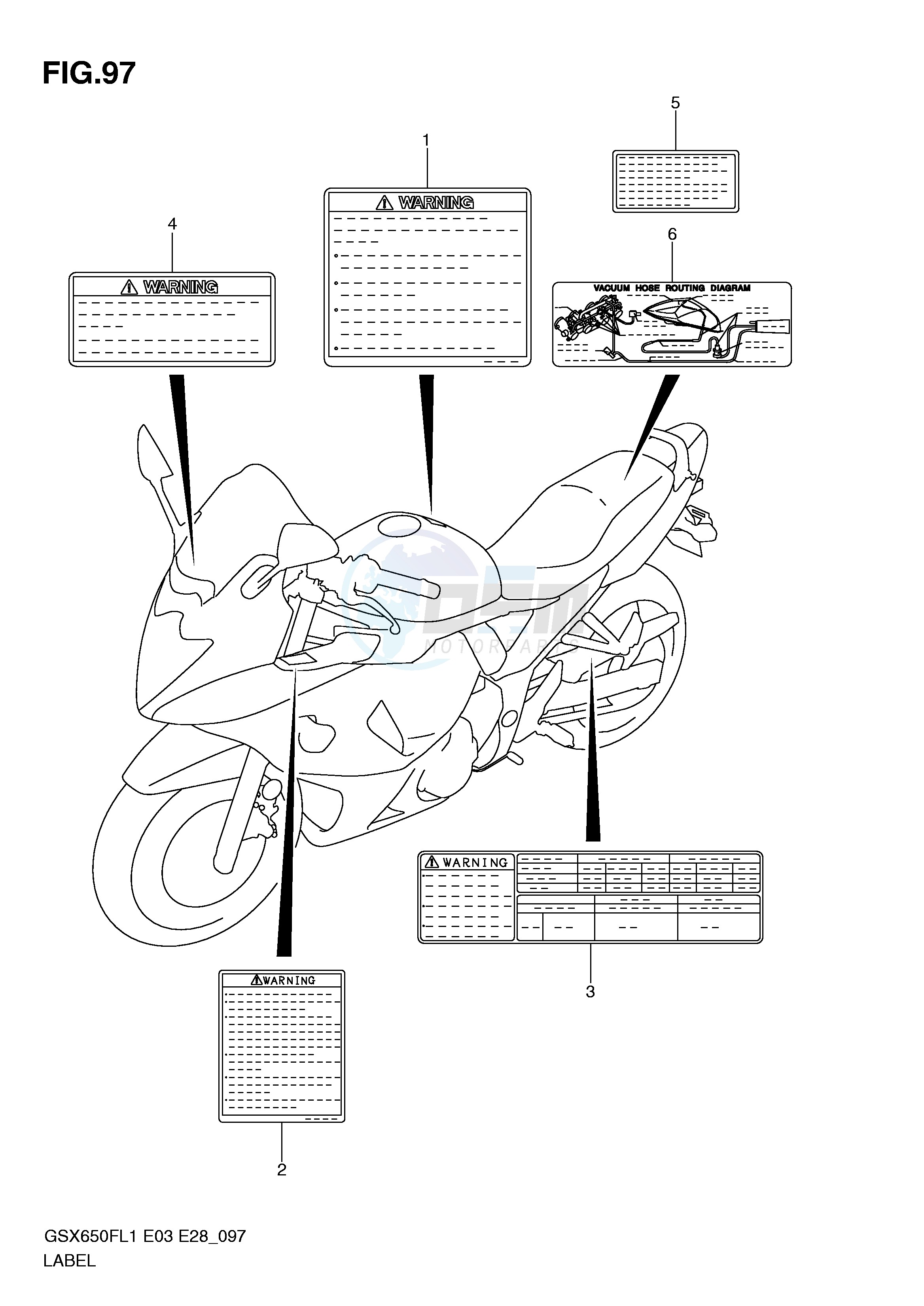 LABEL (GSX650FAL1 E33) blueprint