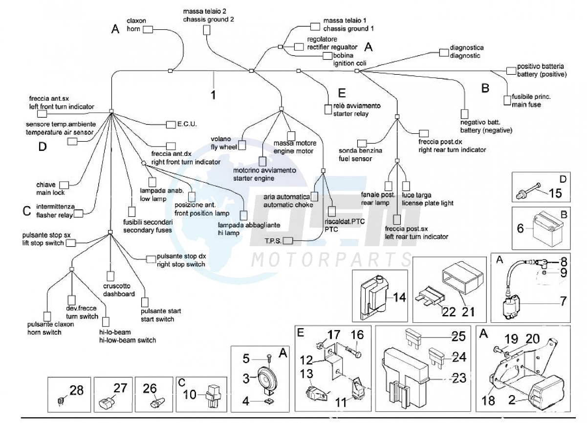 Electrical system (Positions) blueprint