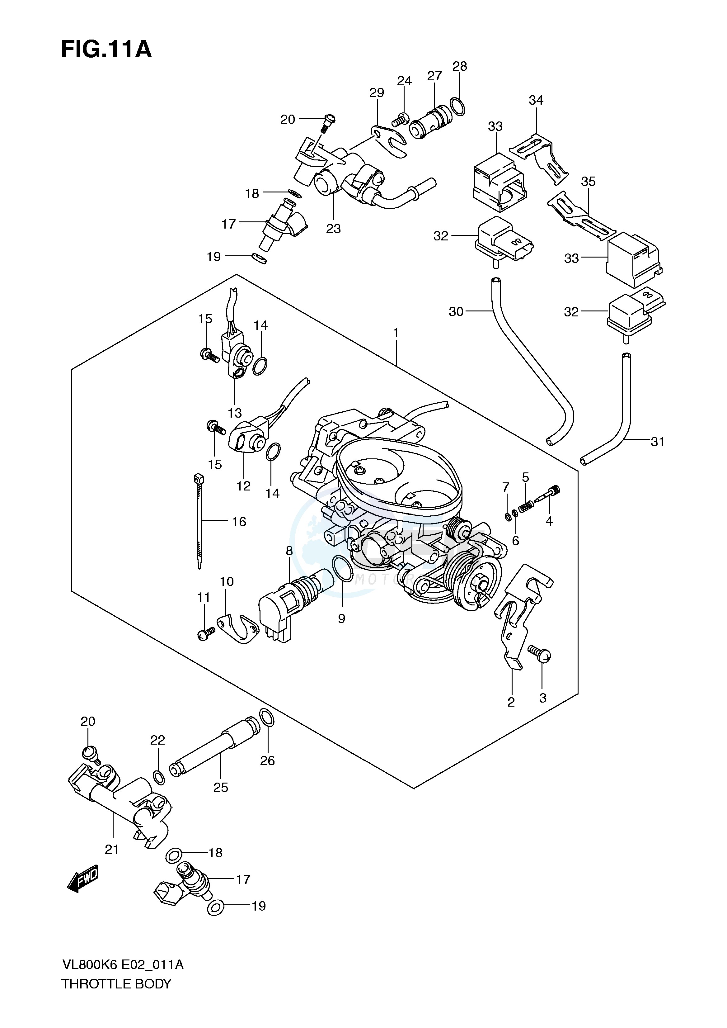 THROTTLE BODY (MODEL K9 L0) image