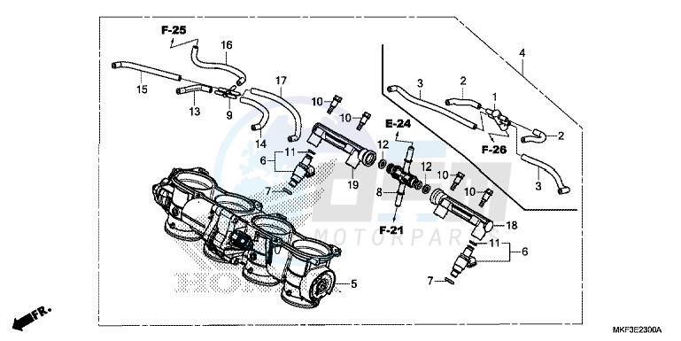 THROTTLE BODY blueprint