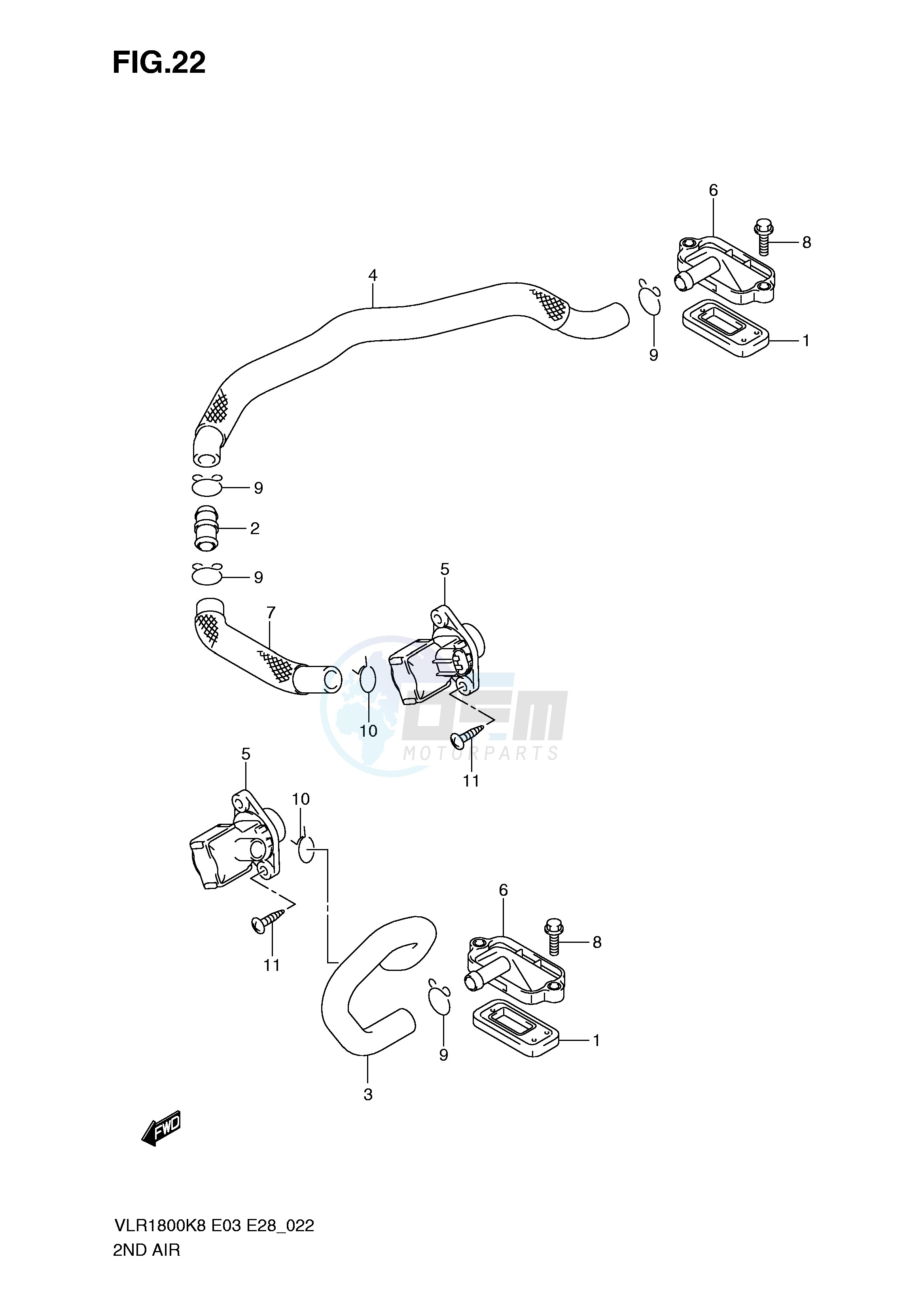 SECOND AIR (MODEL K8 K9 E33,MODEL L0) blueprint