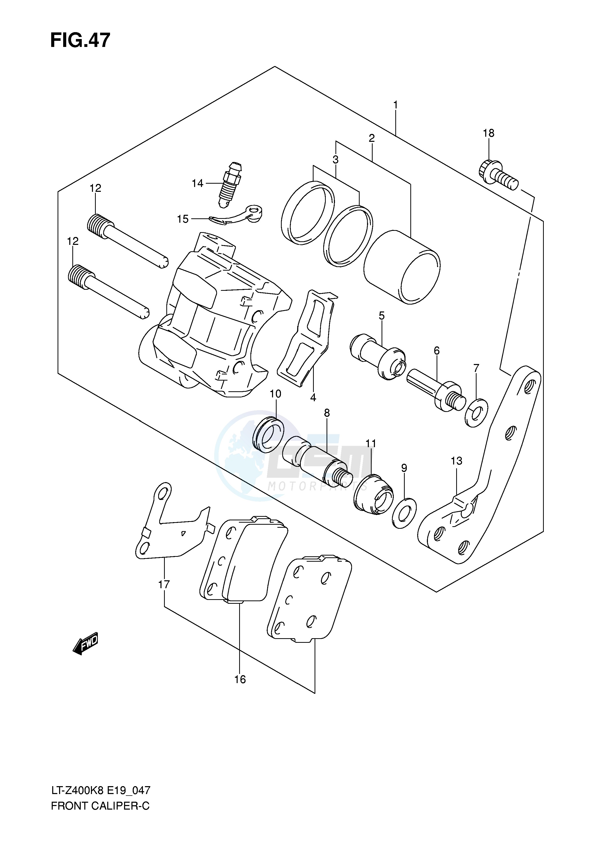 FRONT CALIPER image