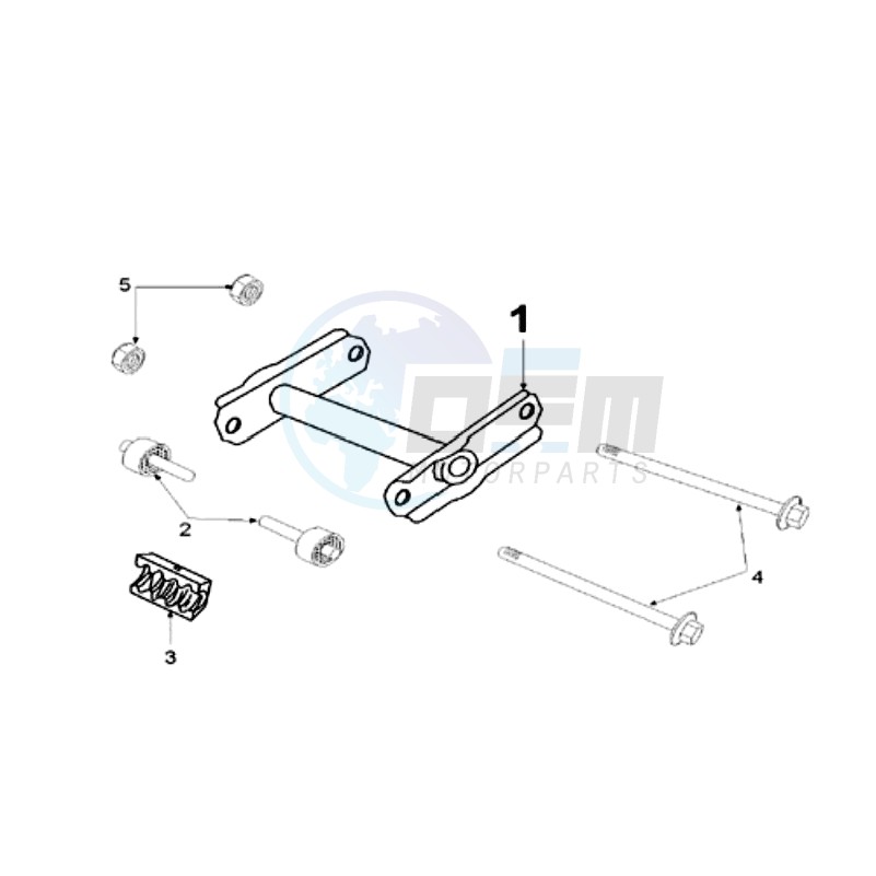 ENGINE MOUNT WITH LANG OPHANGRUBBER blueprint