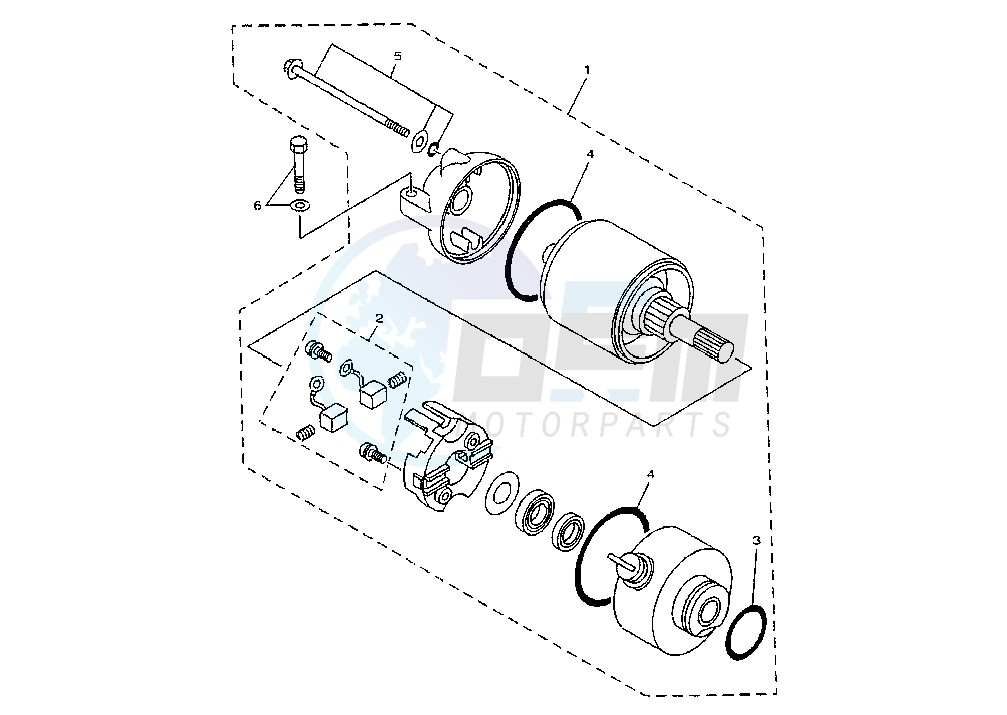 STARTING MOTOR image