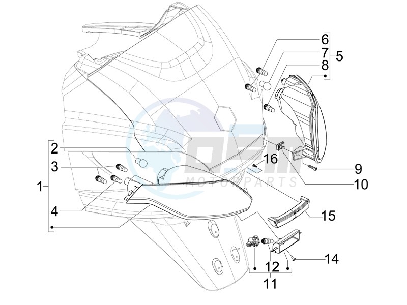 Tail light - Turn signal lamps image