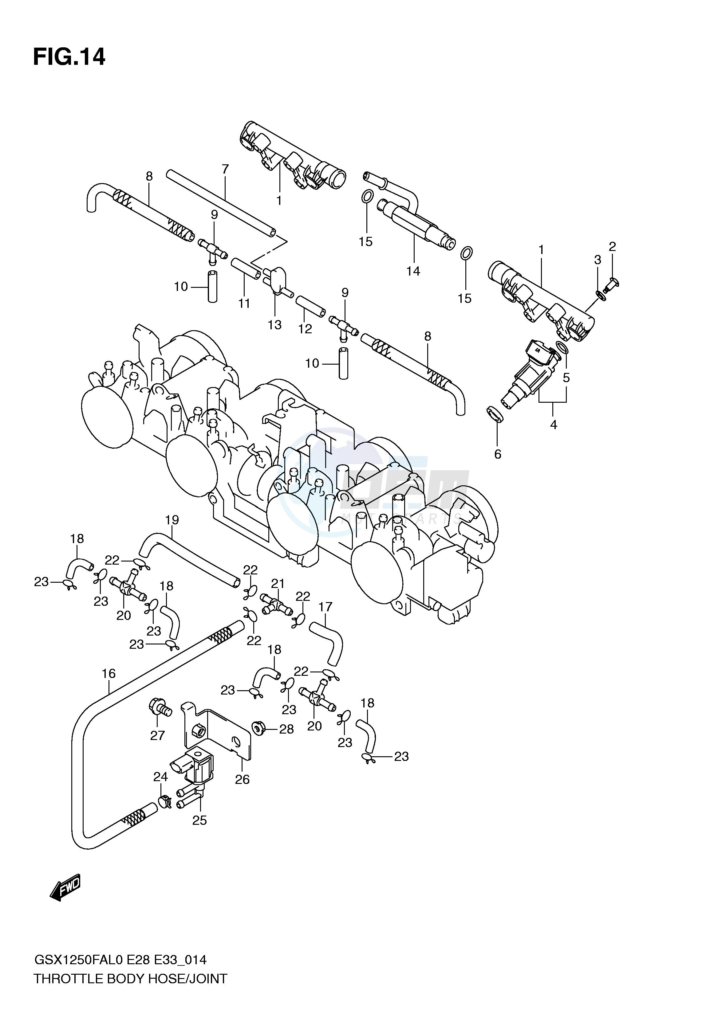 THROTTLE BODY HOSE JOINT image