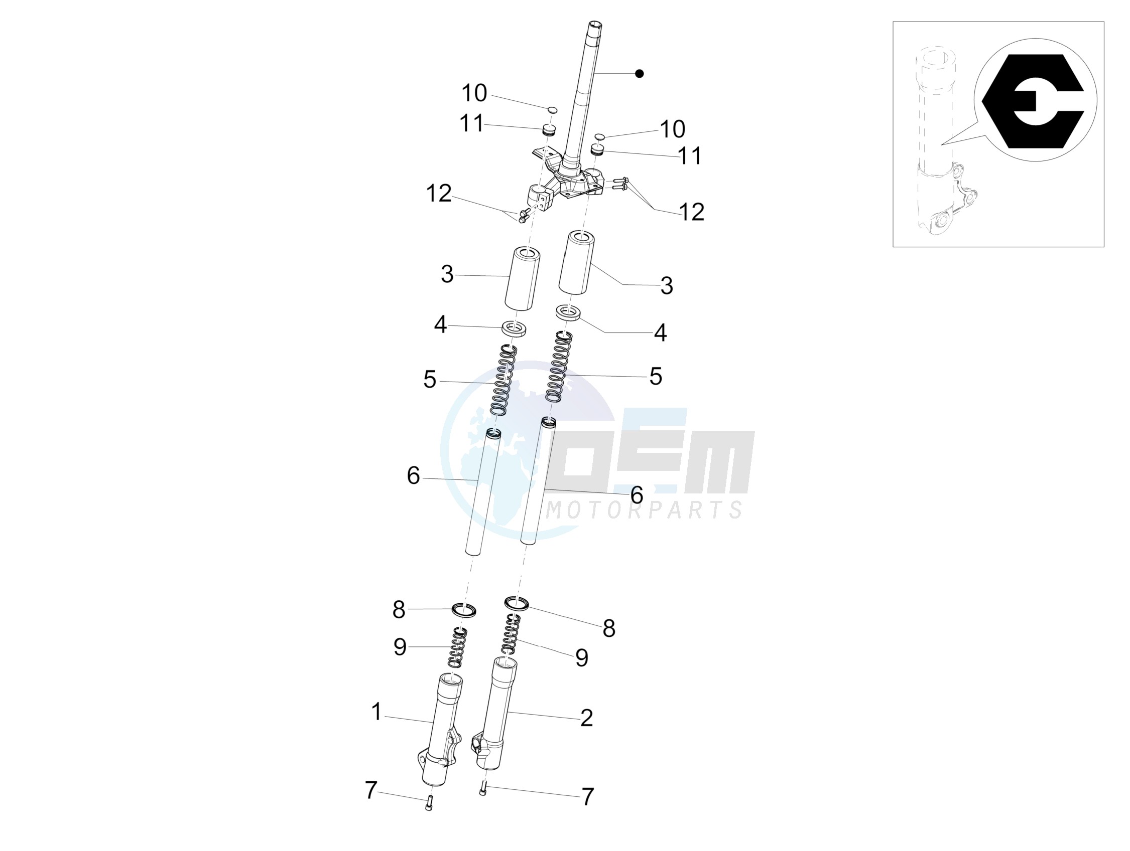 Fork components (Escorts) image