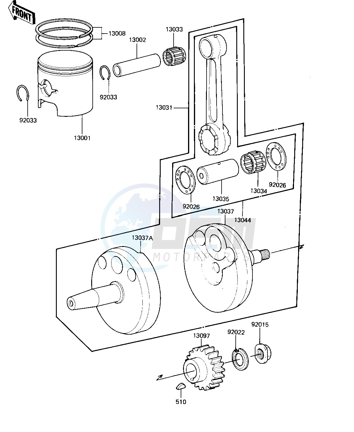 -- 82 KDX250-B2- - image