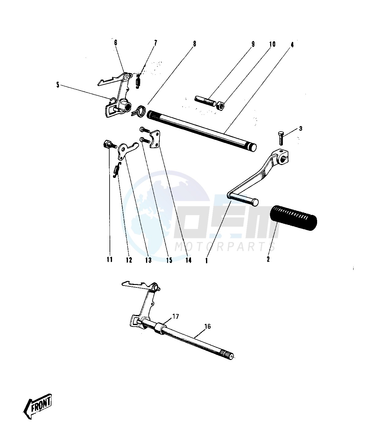 GEAR CHANGE MECHANISM image