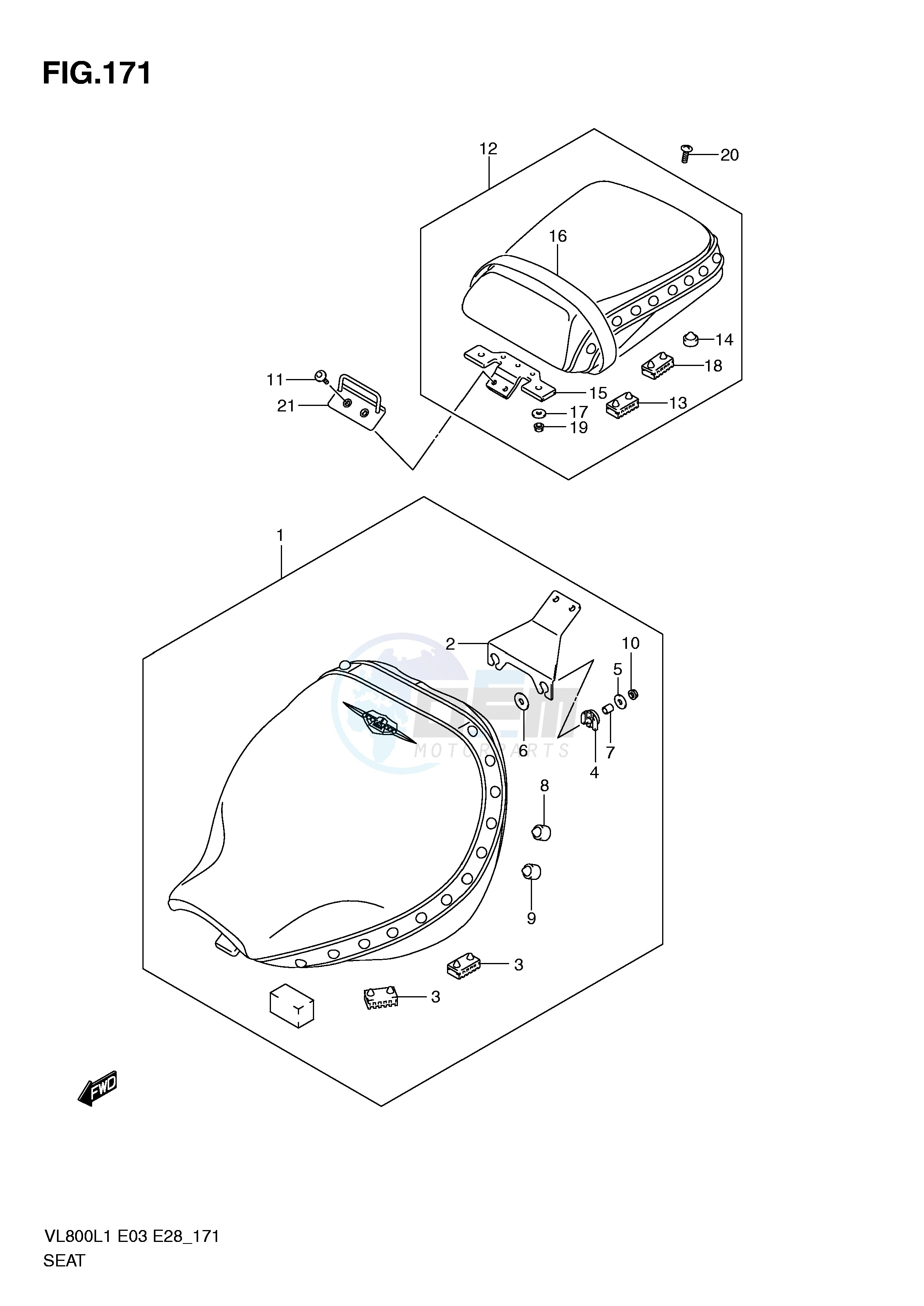 SEAT (VL800TL1 E28) blueprint