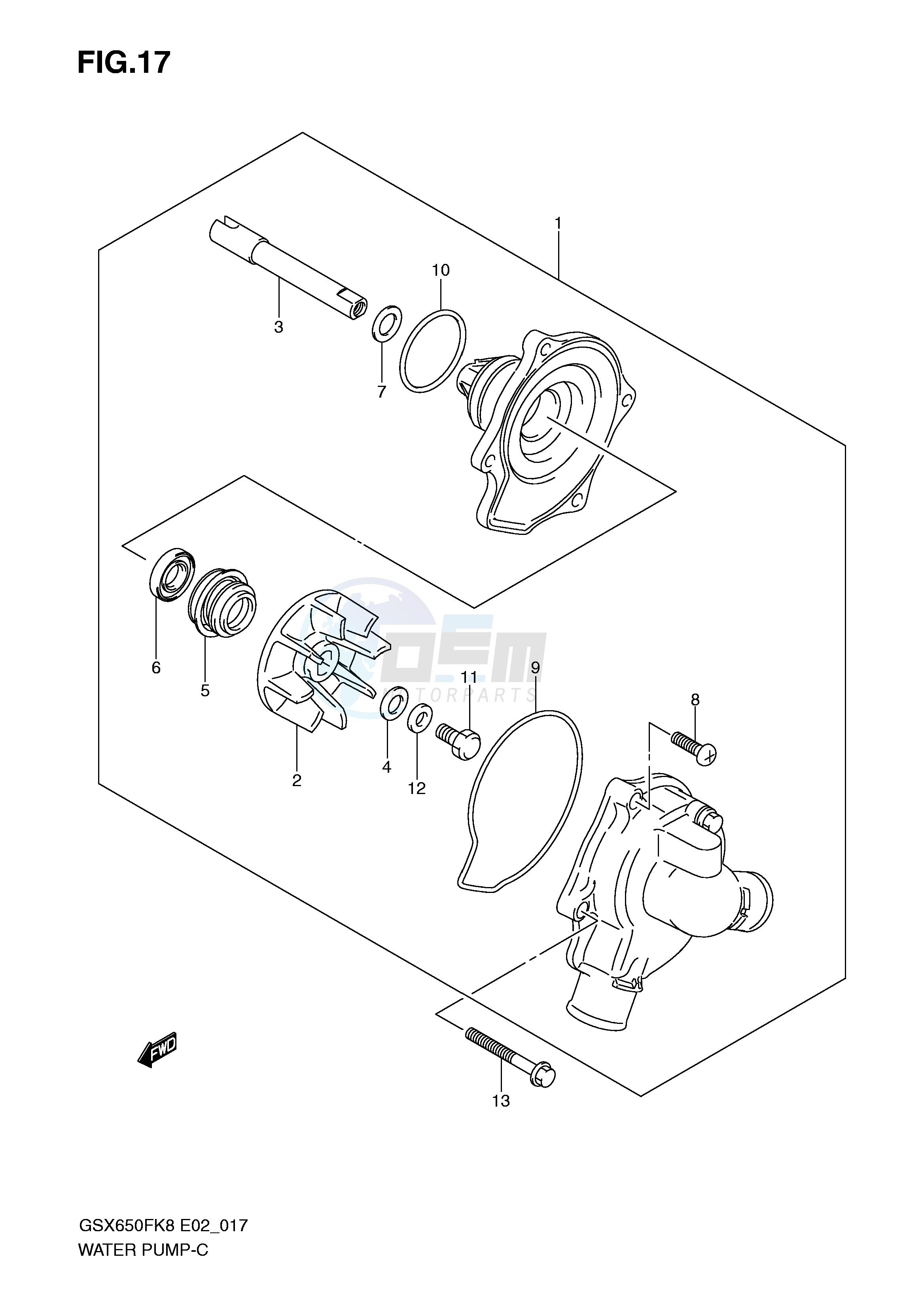 WATER PUMP blueprint