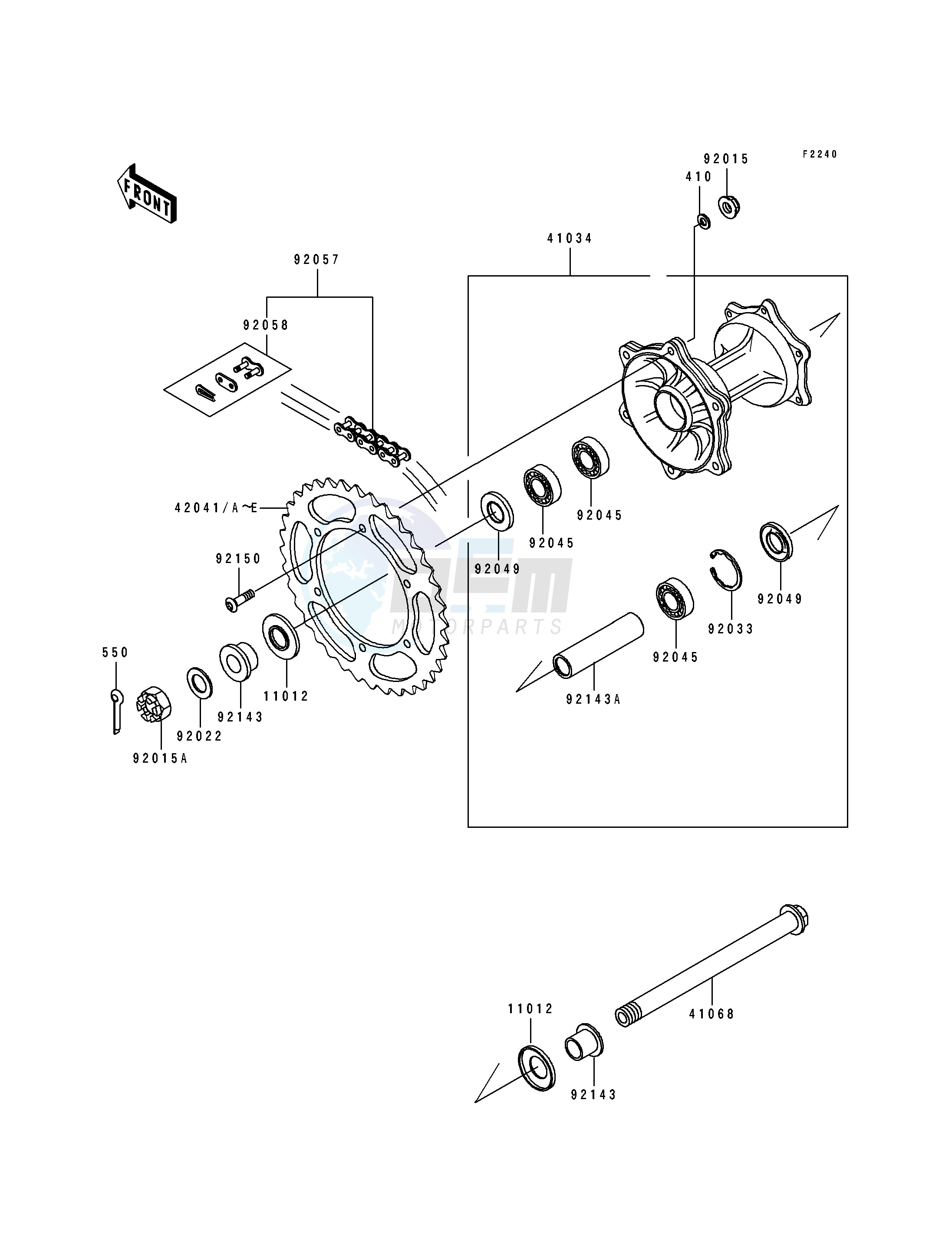 REAR HUB image