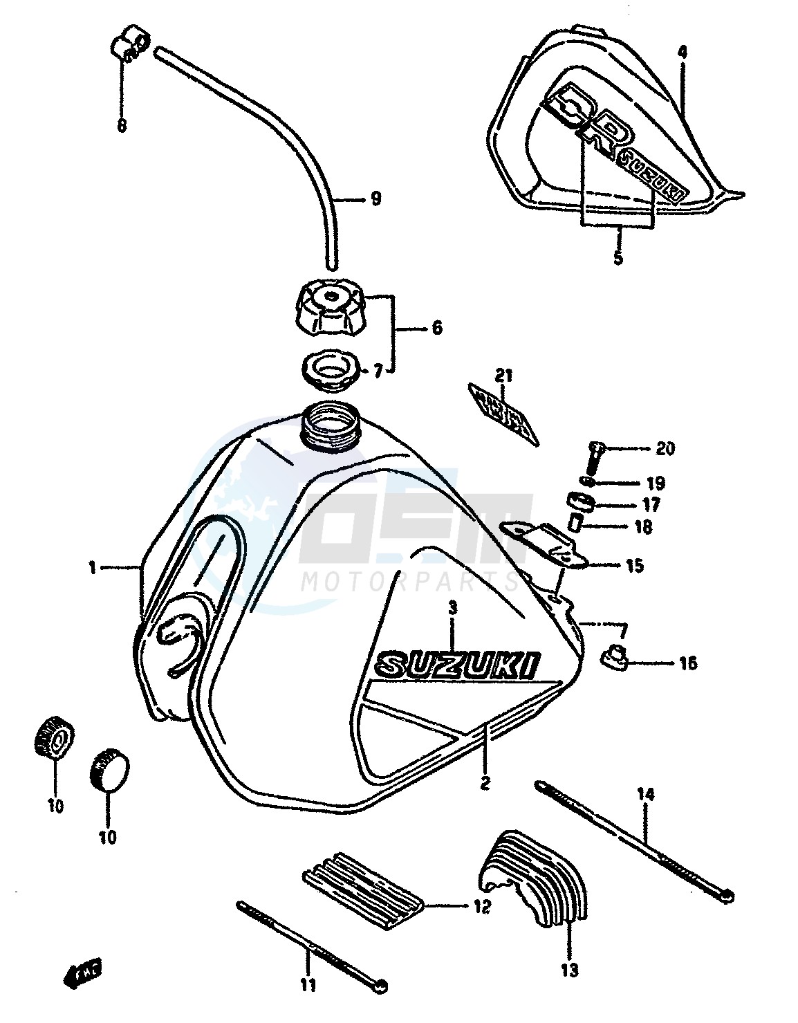 FUEL TANK (MODEL F H) image