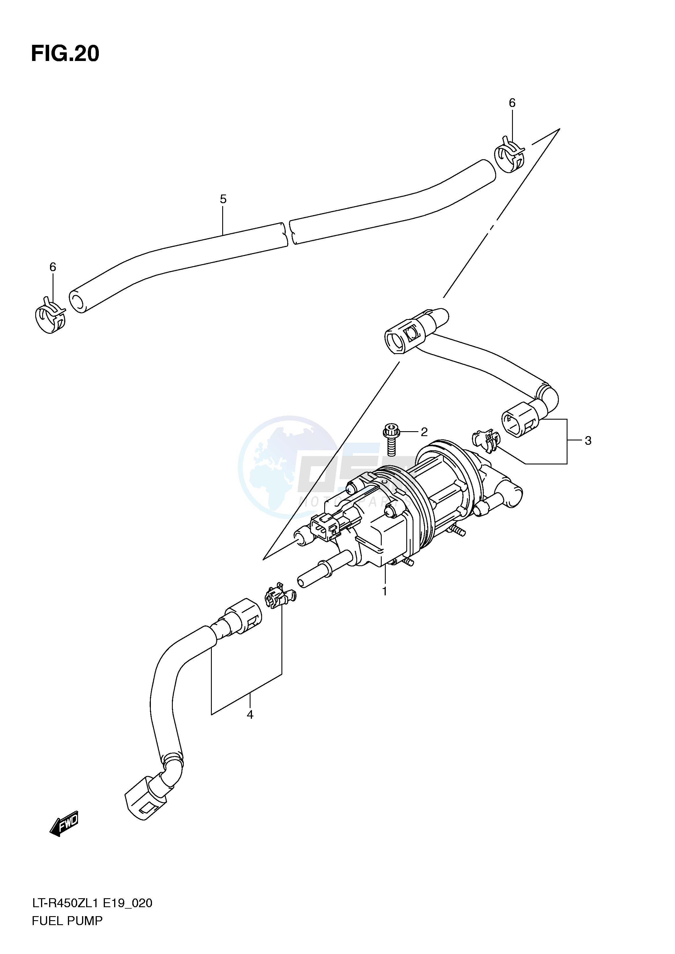 FUEL PUMP (LT-R450ZL1 E19) blueprint
