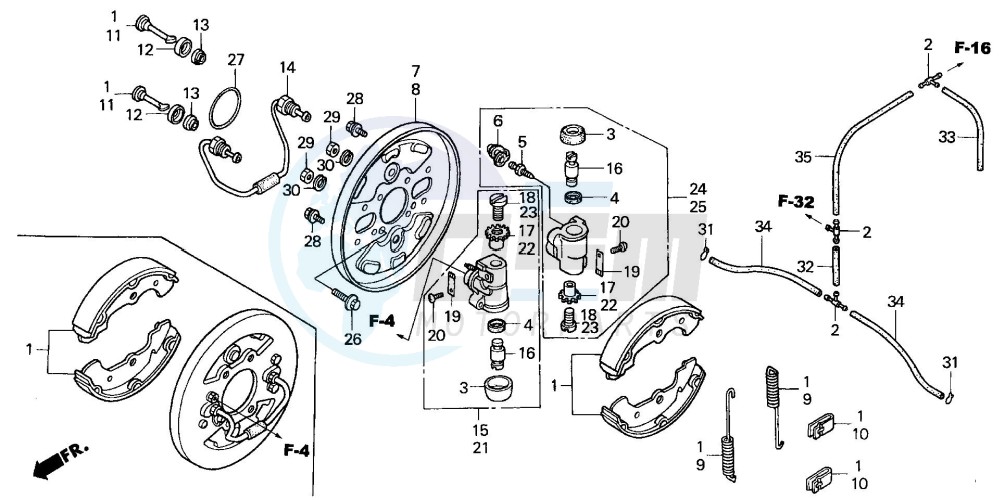 FRONT BRAKE PANEL image