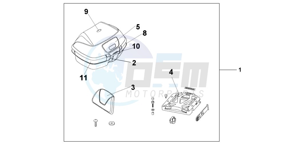 TOP BOX 45L image