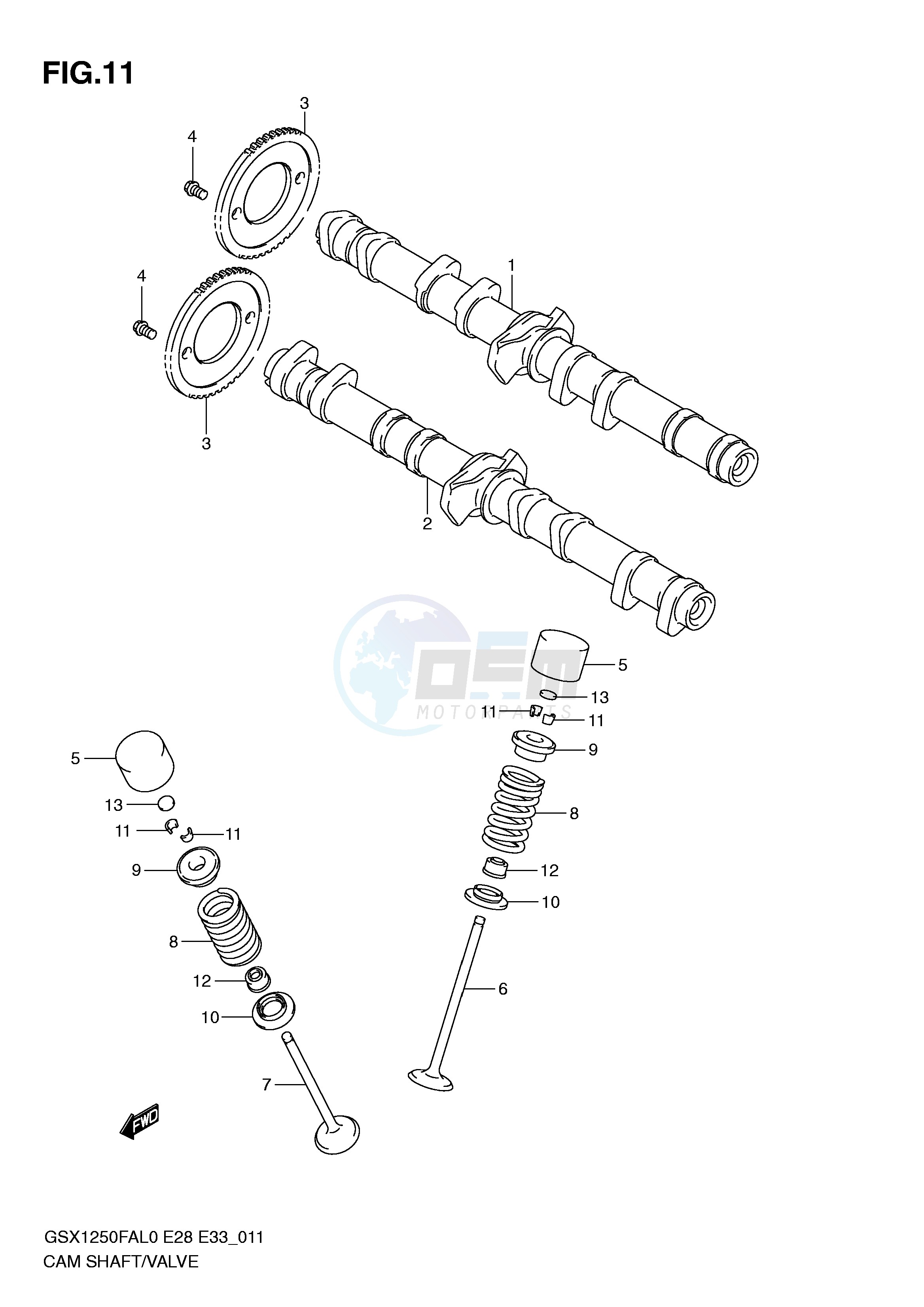 CAM SHAFT - VALVE image