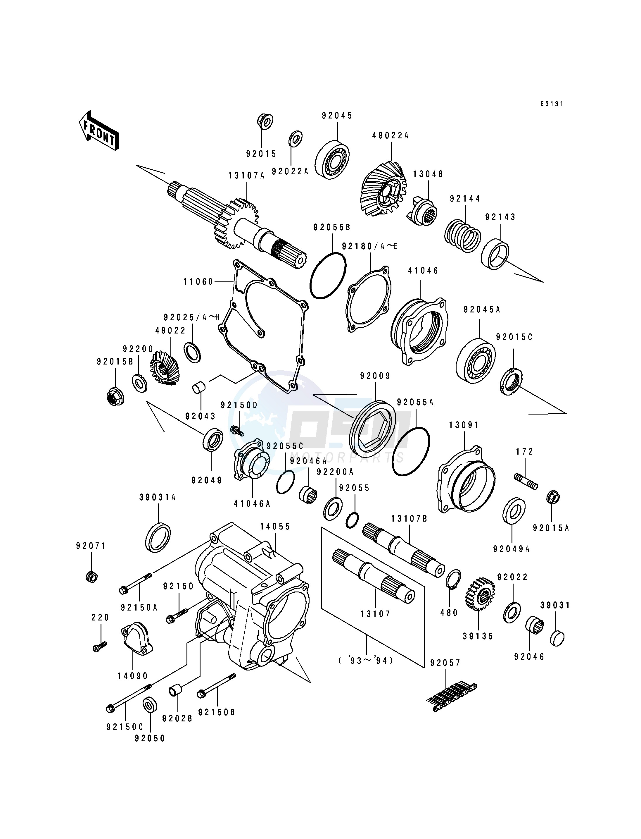 FRONT BEVEL GEAR image