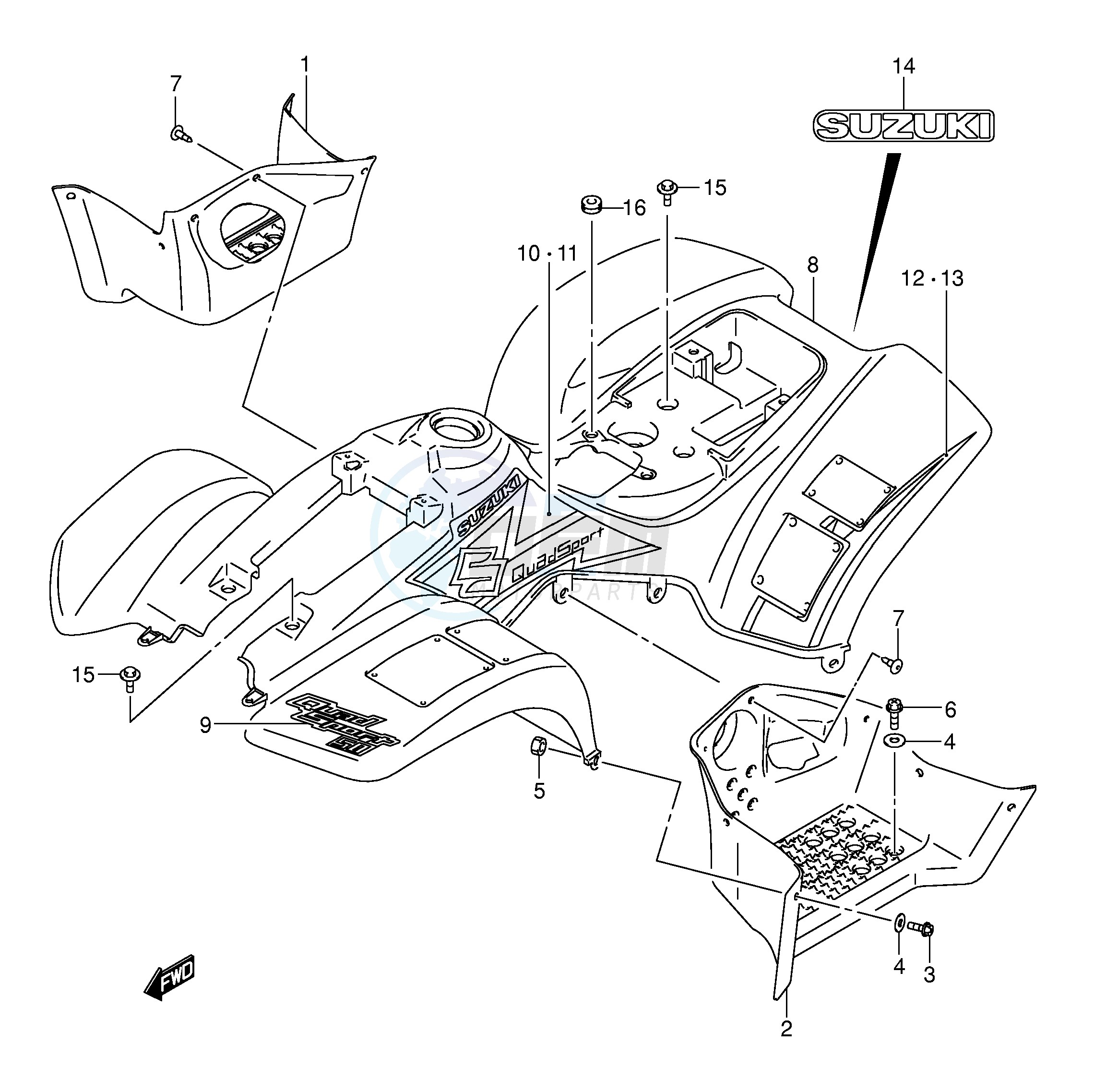 FRAME COVER (MODEL K4) image