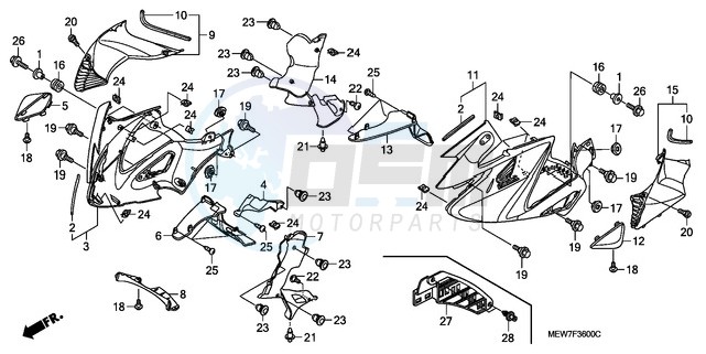 MIDDLE COWL image