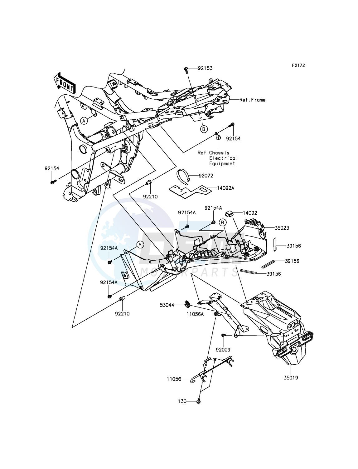 Rear Fender(s) blueprint