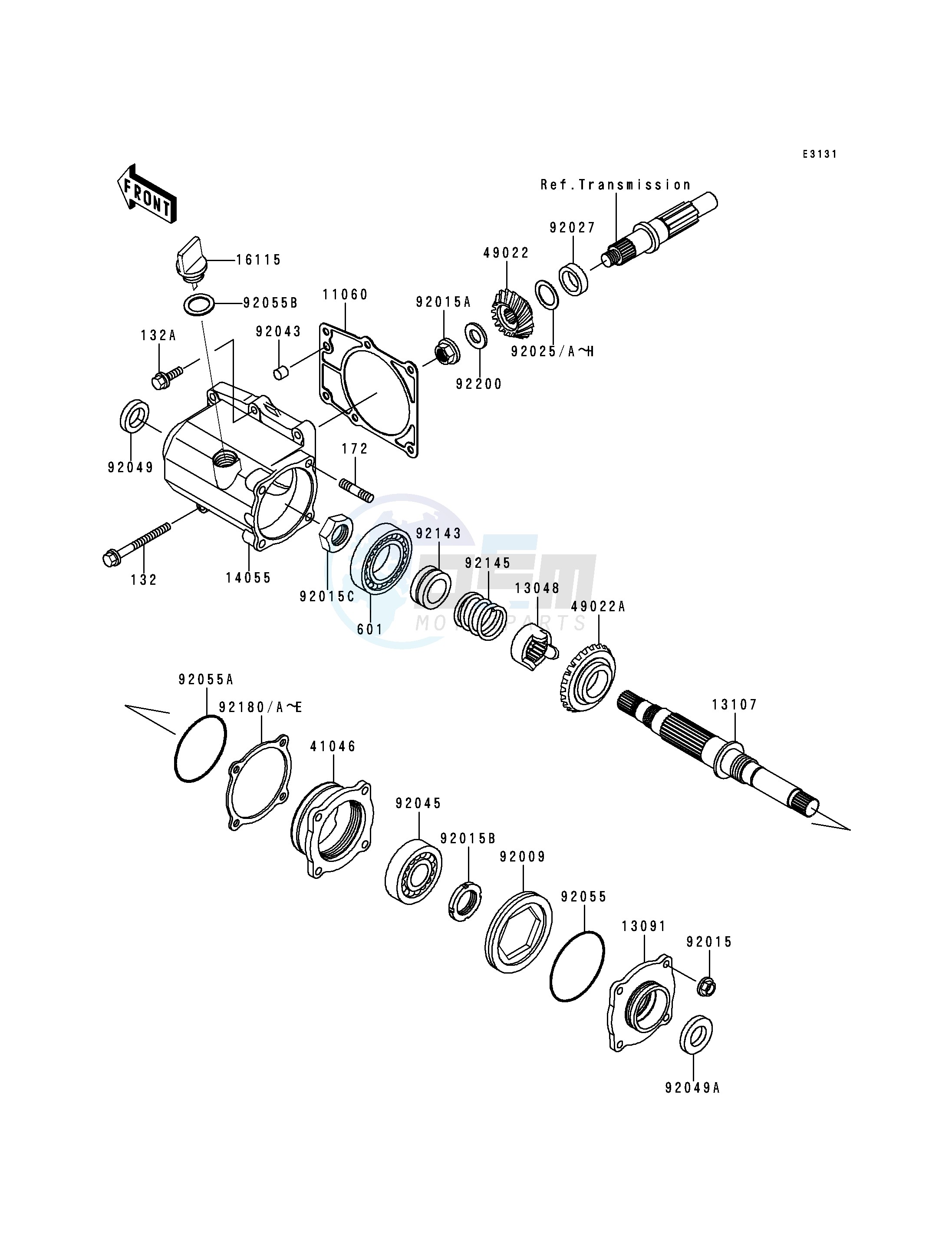 FRONT BEVEL GEAR image