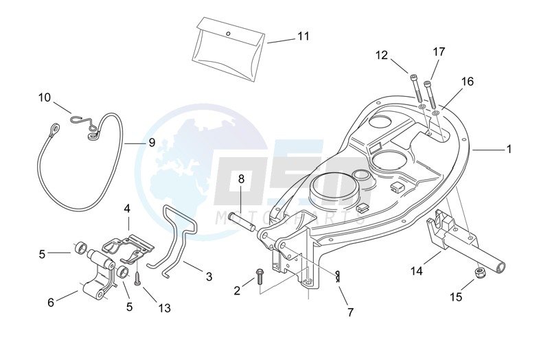 Rear body II - Seat components image