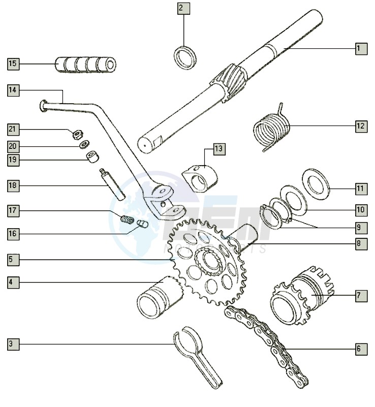 Starter mechanism blueprint